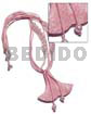 6 layers pink cr�me wax cord