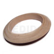 Plain Wholesale Raw Natural Wooden Blank Bangle Casing Only
