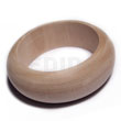 Plain Wholesale Raw Natural Wooden Blank Bangle Casing Only