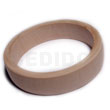 Plain Wholesale Raw Natural Wooden Blank Bangle Casing Only