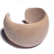 Plain Wholesale Raw Natural Wooden Blank Bangle Casing Only