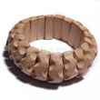 Plain Wholesale Raw Natural Wooden Blank Bangle Casing Only