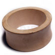 Plain Wholesale Raw Natural Wooden Blank Bangle Casing Only