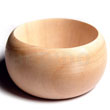 Plain Wholesale Raw Natural Wooden Blank Bangle Casing Only