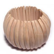 Plain Wholesale Raw Natural Wooden Blank Bangle Casing Only