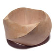 Plain Wholesale Raw Natural Wooden Blank Bangle Casing Only