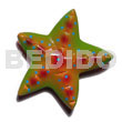 Starfish handpainted wood refrigerator magnet