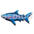 Shark handpainted wood refrigerator magnet