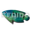 Fish handpainted wood refrigerator magnet