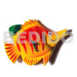 Fish handpainted wood refrigerator magnet