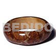 Wood bangle laminated