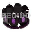 35mmx25mm oval black resin