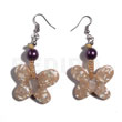 Dangling 25mm butterfly in crushed