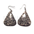 Dangling triangular shape corals 40mmx35mm