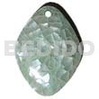 45mmx40mm diamond mint green hammershell