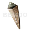 40mmx18mm laminated brownlip blacklip dagger