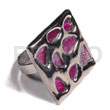 Glistening fuschia pink abalone