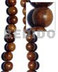 Robles round wood beads 25mm