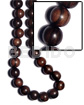 Tiger camagong round wood beads