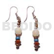 Dangling buri beads 4-5mm coco pokalet wood