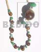 10 mm buri beads green