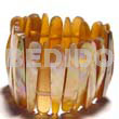 Brownlip elastic bangle resin