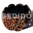 Oval 35mmx20mm cowrie shell elastic