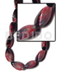 Red mactan pearl 30mmx15mm varying