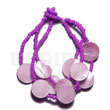 3 rows glass beads w