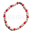 Luhuanus beads white clam