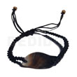 Black macrame blacklip shell id