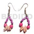 Dangling 2-3mm pink coco pokalet