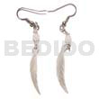 Dangling 10x40mm hammershell leaf and
