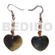 Dangling dangling 20mmx20mm heart blacklip