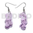 Dangling multiple lilac round 8mm