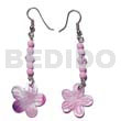Dangling 20mm pastel pink hammershell
