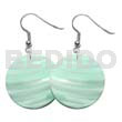 30mm pastel green round kabibe