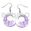 Dangling 35mm lilac round hammershell