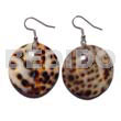 Dangling round 35mm cowrie shell
