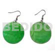 Dangling green kabibe round 30mm