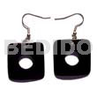 Dangling 35mm square black tab