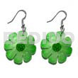 Dangling 30mm flower hammershell in