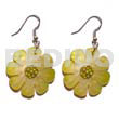 Dangling 30mm flower hammershell in