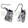 Dangling 18mmx14mm pyramid laminated green