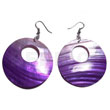 Dangling violet round 35mm kabibe