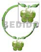 Neon green 2-3mm coco heishe