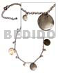 Dangling 20mm round blacklip shell