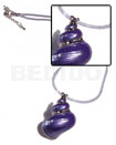 Clear purple jelly cord
