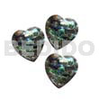 Heart paua abalone 15mm