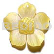 Graduated yellow 30mm hammershell flower